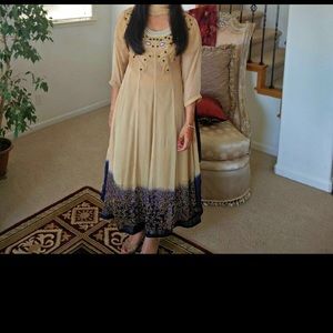 Pakistani clothes frock suit